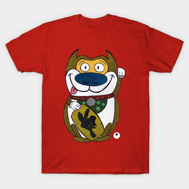 Lucky Cat T-Shirt by geekykitty